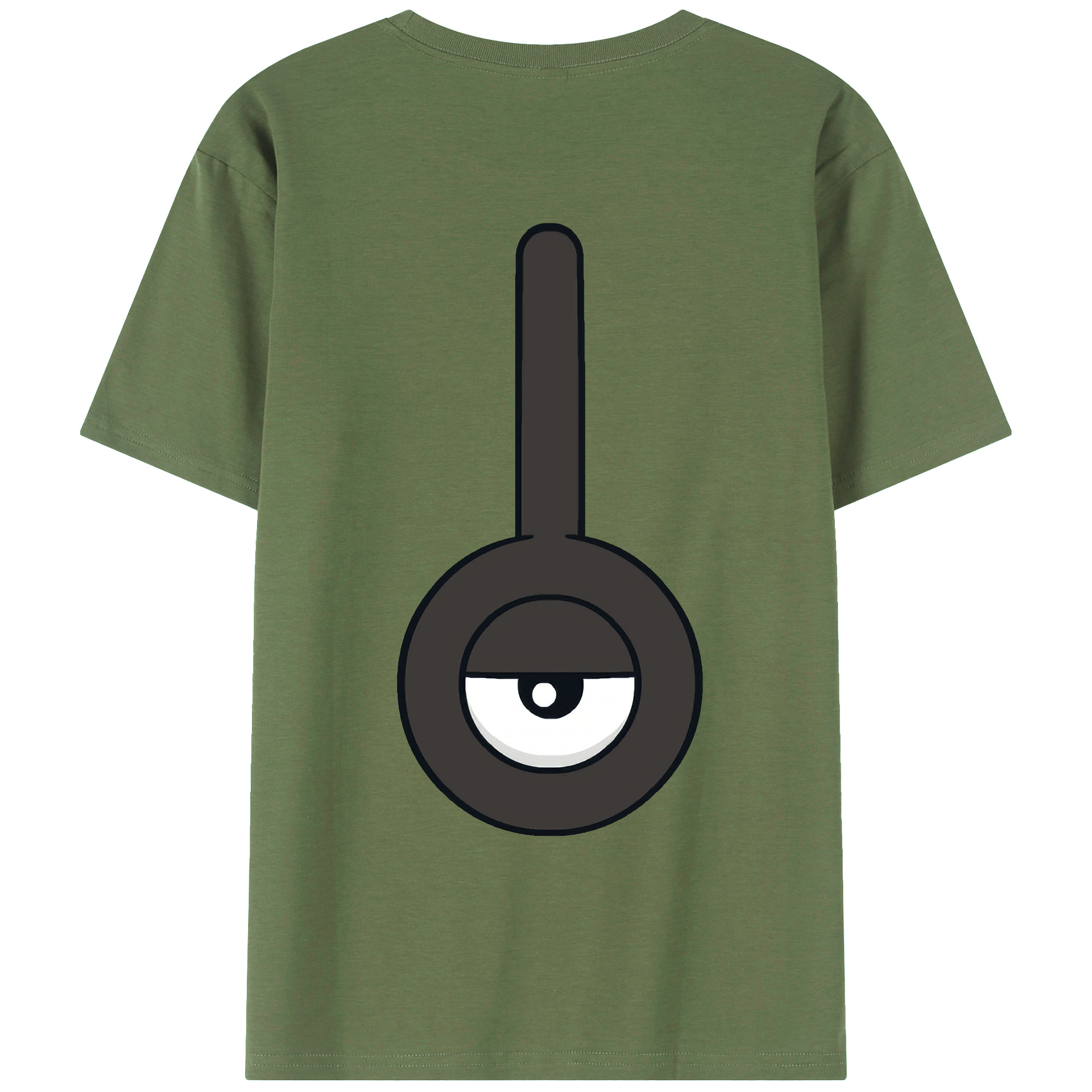 （画像用） ポケットモンスター Pokémon 綿100％ メンズ半袖Tシャツ（バックプリント） 通気性